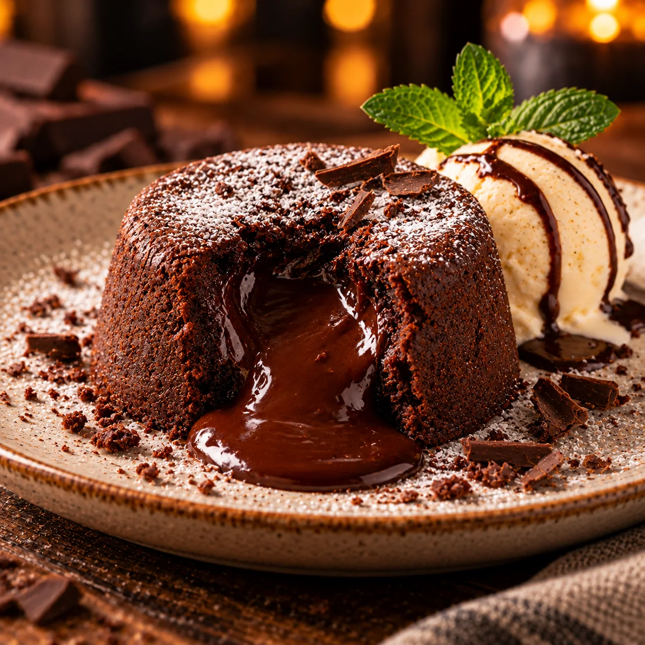 Coulant au chocolat