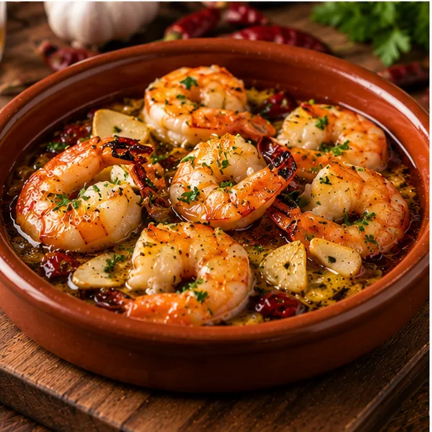 Gambas al ajillo