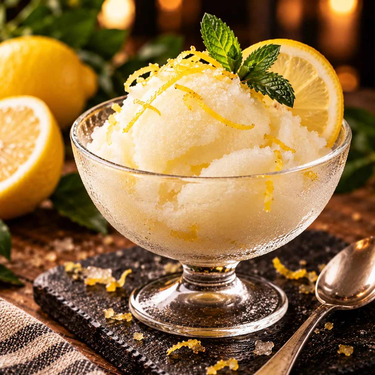 Sorbet au citron